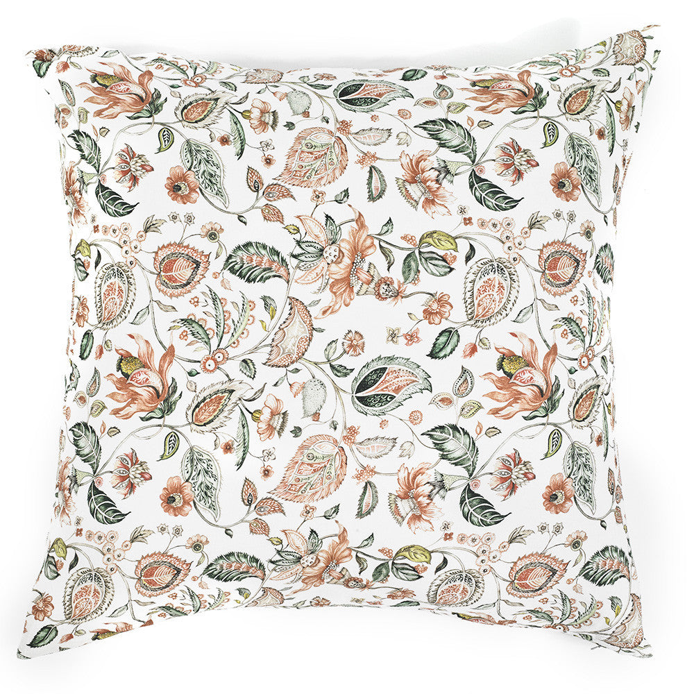 PILLOW CASE · PURE WASHED LINEN · PAISLEY MOTIF