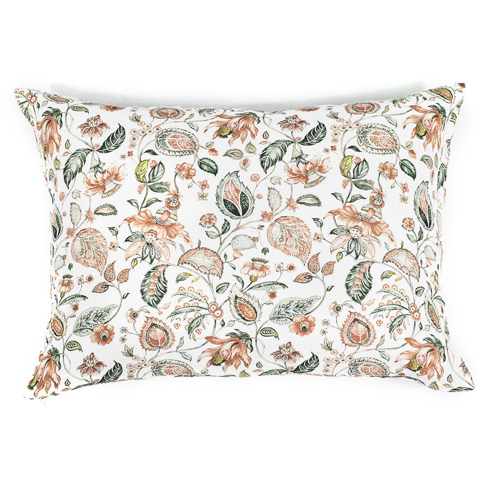 PILLOW CASE · PURE WASHED LINEN · PAISLEY MOTIF