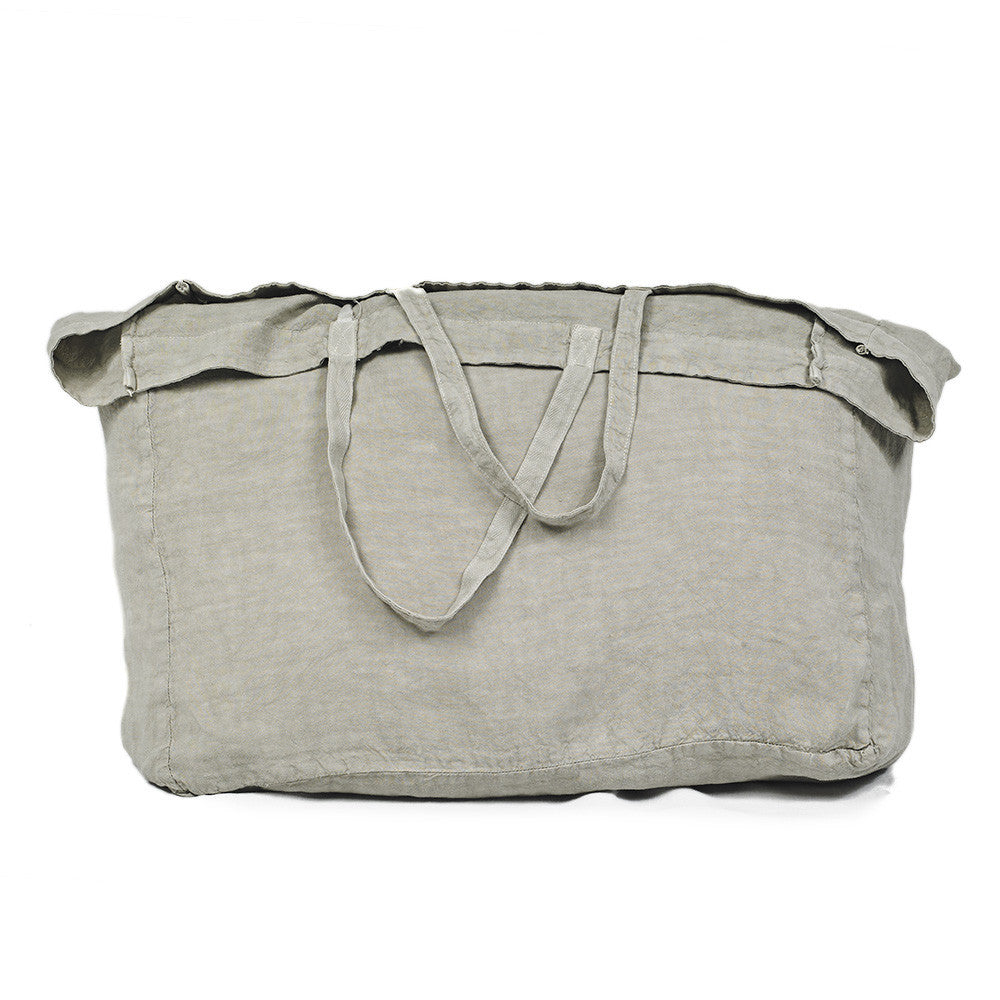 LARGE BAG · PURE WASHED LINEN · BEIGE