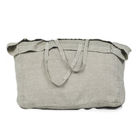 LARGE BAG · PURE WASHED LINEN · BEIGE