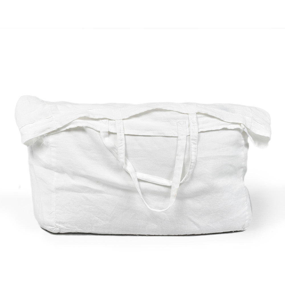 LARGE BAG · PURE WASHED LINEN · IVORY