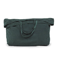 LARGE BAG · PURE WASHED LINEN · RACING GREEN