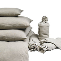 FITTED SHEET · PURE WASHED LINEN · BEIGE
