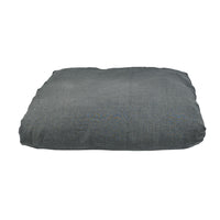 DUVET COVER · PURE WASHED LINEN · LEAD GREY