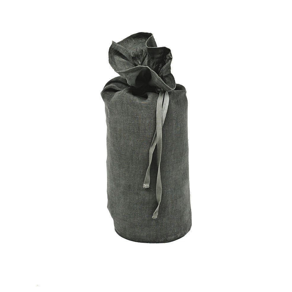 DUVET COVER · PURE WASHED LINEN · LEAD GREY