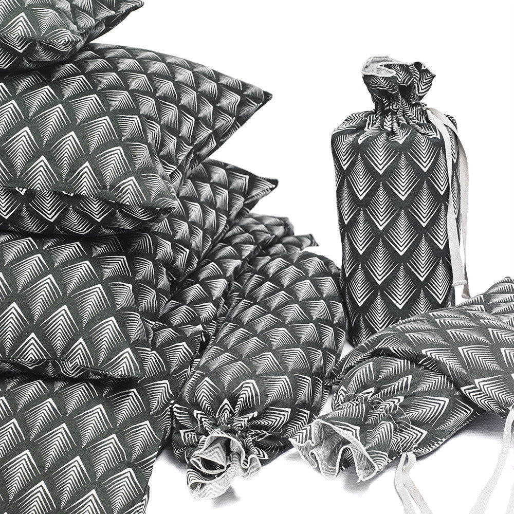 DUVET COVER · PURE WASHED LINEN · NAMIBIA MOTIF