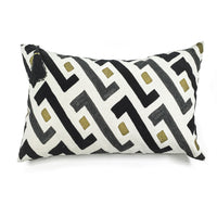 CUSHION COVER · PURE WASHED LINEN · MALI MOTIF