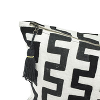 CUSHION COVER · PURE WASHED LINEN · MBOMBELA MOTIF