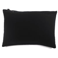CUSHION COVER · WASHED VELVET · BLACK