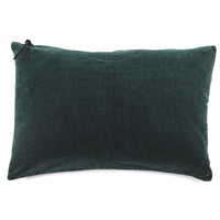 CUSHION COVER · WASHED VELVET · RACING GREEN
