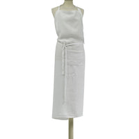 APRON · PURE WASHED LINEN · IVORY