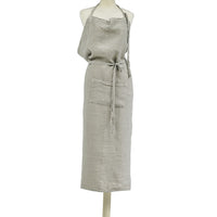 APRON · PURE WASHED LINEN · BEIGE
