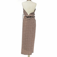 APRON · PURE WASHED LINEN · KALAHARI MOTIF TERRACOTTA/WHITE