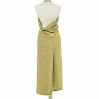 APRON · PURE WASHED LINEN · LIME
