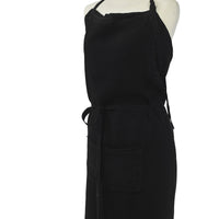 APRON · PURE WASHED LINEN · BLACK
