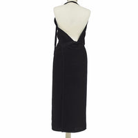 APRON · PURE WASHED LINEN · BLACK