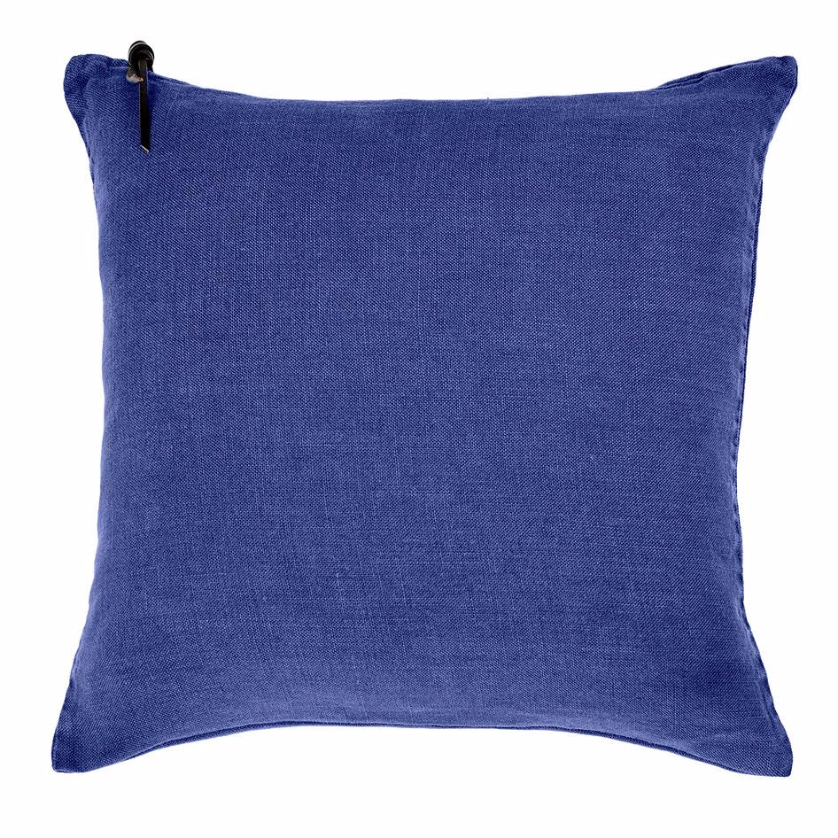 CUSHION COVER · PURE WASHED LINEN · BLUE