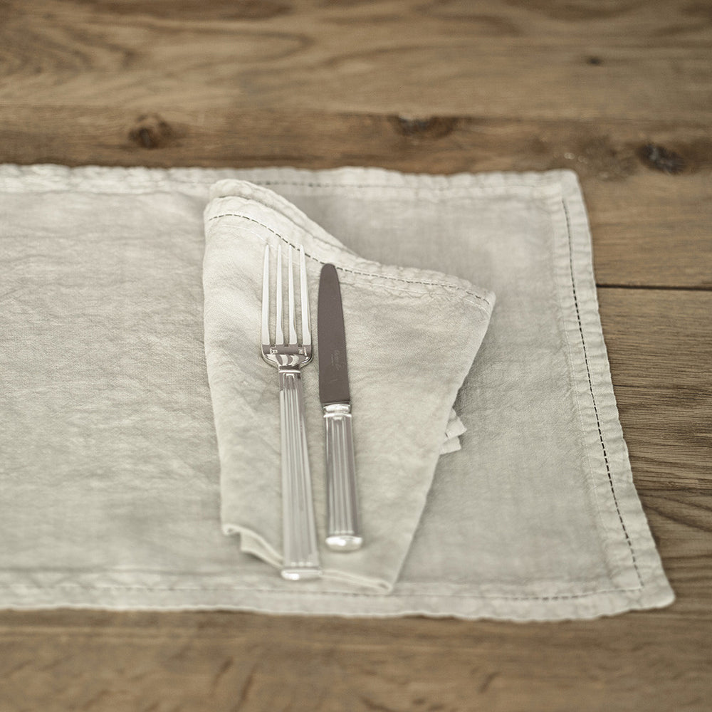 PLACEMAT · PURE WASHED LINEN · BEIGE