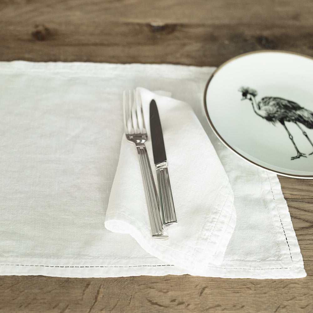 PLACEMAT · PURE WASHED LINEN · IVORY