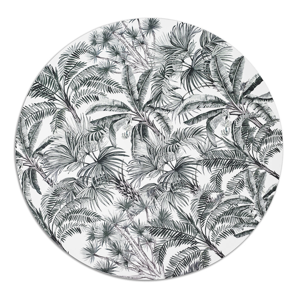 ROUND PLACEMAT · PALM MOTIF (SET OF 2)