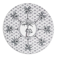 ROUND PLACEMAT · PALM MOTIF (SET OF 2)