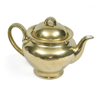 TEAPOT · REICHENBACH PORCELAIN · GOLD PLATED