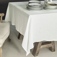 TABLECLOTH · PURE WASHED LINEN · IVORY