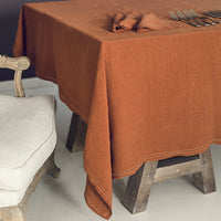 TABLECLOTH · PURE WASHED LINEN · TERRACOTTA