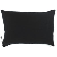 FLOOR CUSHION · PURE WASHED LINEN · BLACK