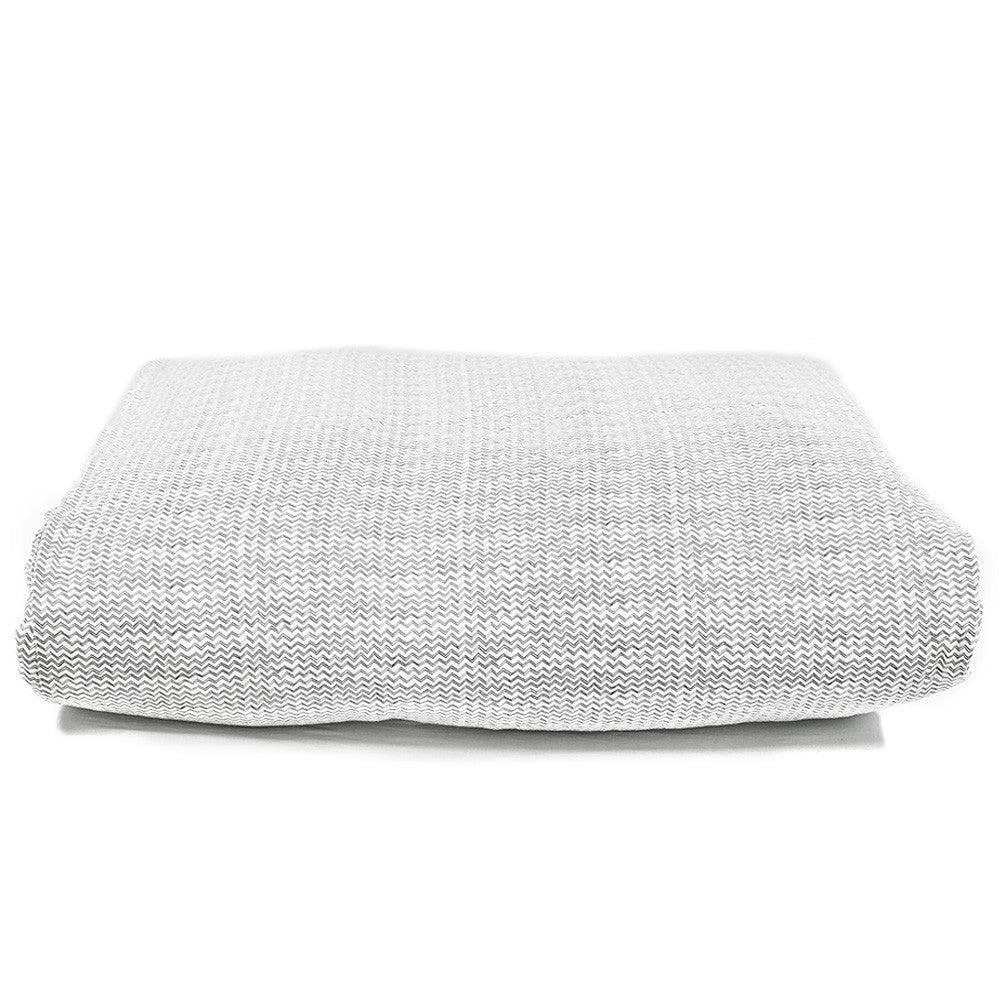 DUVET COVER · PURE WASHED LINEN · SAHARA MOTIF