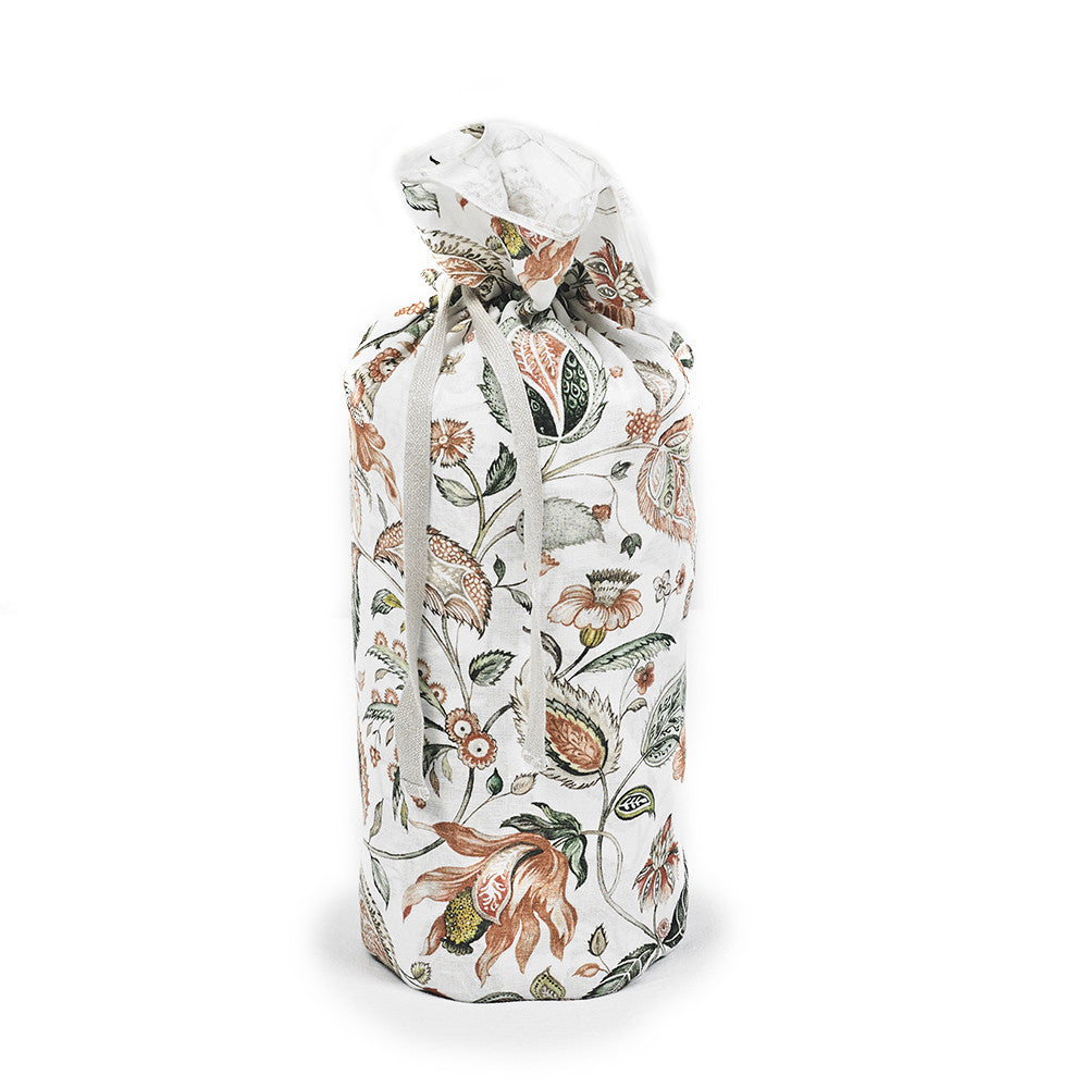 DUVET COVER · PURE WASHED LINEN · PAISLEY MOTIF