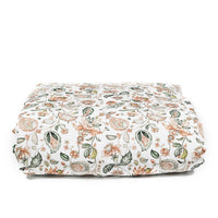 DUVET COVER · PURE WASHED LINEN · PAISLEY MOTIF