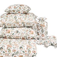 DUVET COVER · PURE WASHED LINEN · PAISLEY MOTIF