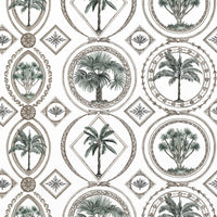 WALLPAPER · TOILE DE PALMIERS MOTIF