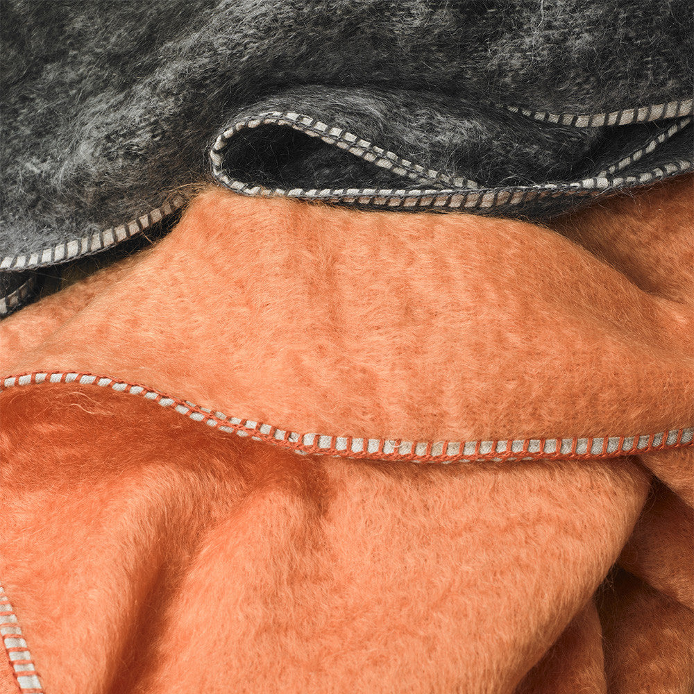 MOHAIR BLANKET · GREY