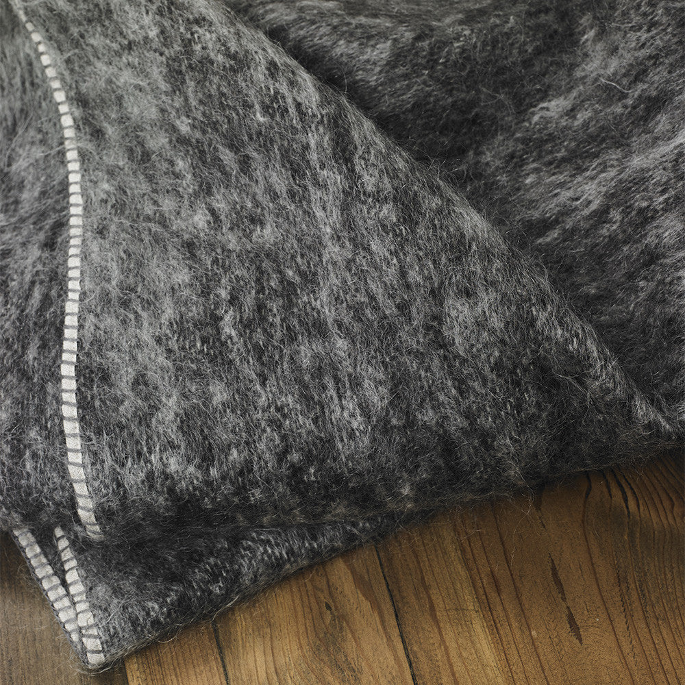 MOHAIR BLANKET · GREY