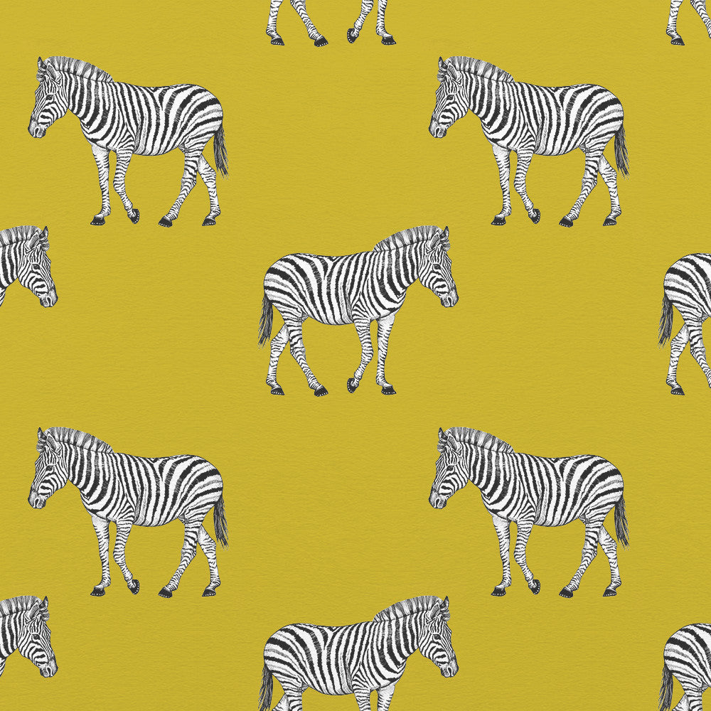 WALLPAPER · ZEBRA MOTIF · LIME