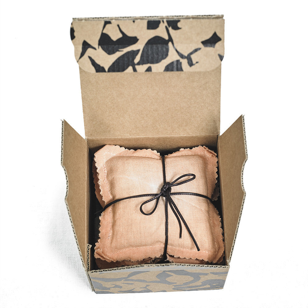 LAVENDER SCENTED SACHET· PURE WASHED LINEN · BEIGE (PACK OF 3)