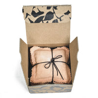 LAVENDER SCENTED SACHET· PURE WASHED LINEN · BEIGE (PACK OF 3)