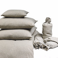 DUVET COVER · PURE WASHED LINEN · BEIGE