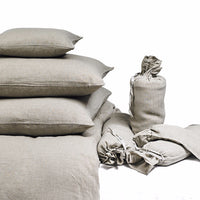 PILLOW CASE · PURE WASHED LINEN · BEIGE