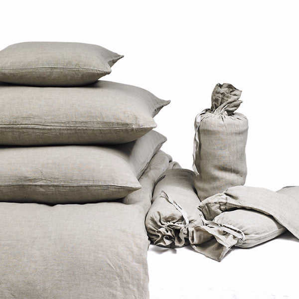 PILLOW CASE · PURE WASHED LINEN · BEIGE