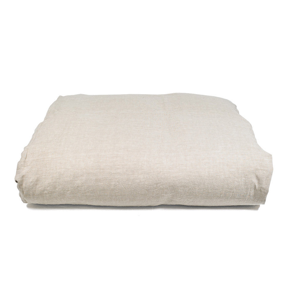 DUVET COVER · PURE WASHED LINEN · BEIGE