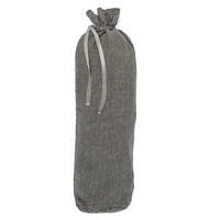 FITTED SHEET · PURE WASHED LINEN · LEAD GREY