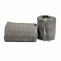 QUILT · PURE WASHED LINEN · LEAD GREY