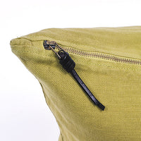FLOOR CUSHION · PURE WASHED LINEN · LIME