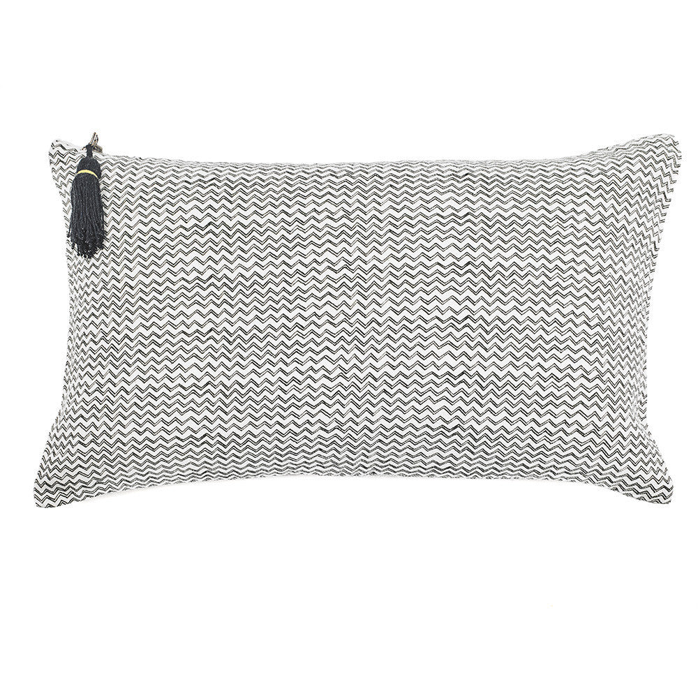 CUSHION COVER · PURE WASHED LINEN · SAHARA MOTIF