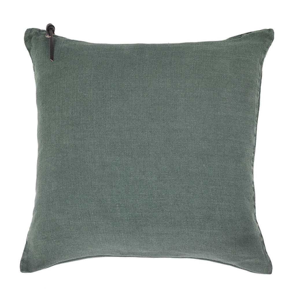CUSHION COVER · PURE WASHED LINEN · RACING GREEN