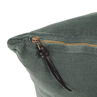 CUSHION COVER · PURE WASHED LINEN · RACING GREEN
