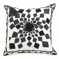 CUSHION COVER · PURE WASHED LINEN · MPUMALANGA MOTIF